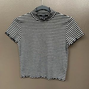 Black & Grey Striped Shirt